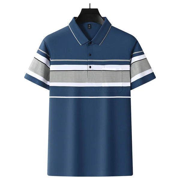 Men's Navy Stitchless Regular Fit Half Sleeve T-Shirt – WearMen