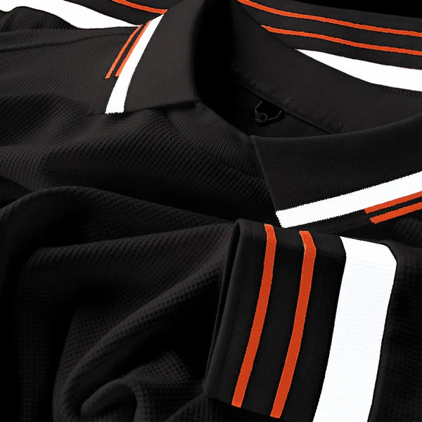 Men's Black Imported Full Sleeve Polo T-Shirt – WearMen