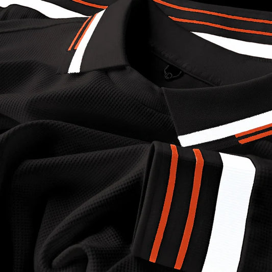 Men's Black Imported Full Sleeve Polo T-Shirt – WearMen