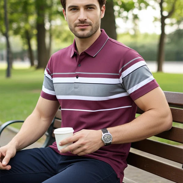 Men's Pink Stitchless Regular Fit Half Sleeve T-Shirt - WearMen