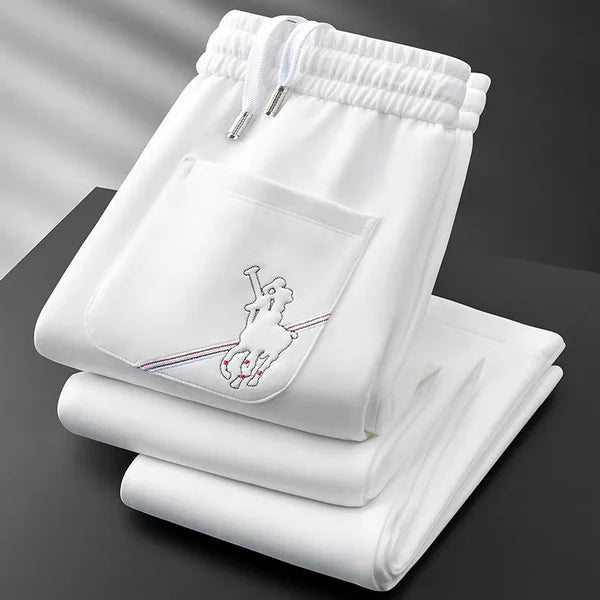 Men's Premium White Joggers – Classic Comfort & Modern Style